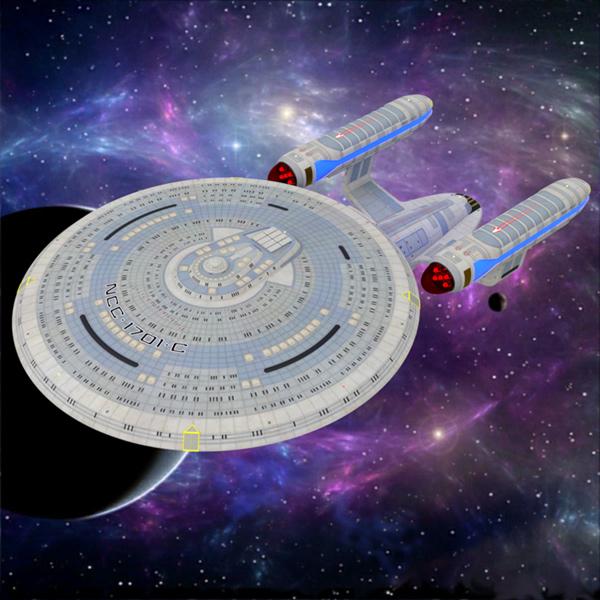 USS Enterprise 1701-C (for DAZ Studio)