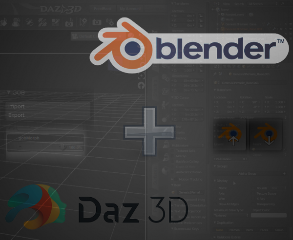 GoB for Daz [Blender Bridge] Morph creation addon