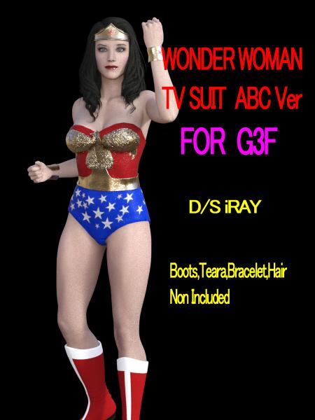 wonder woman tv suit for G3F ABC Ver