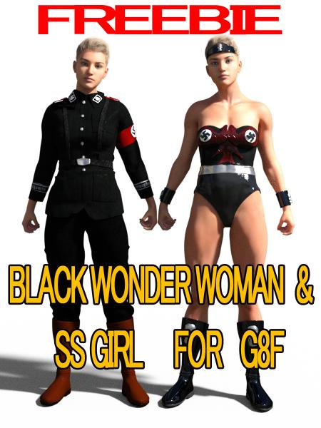 Black Wonder Woman AND SS GIRL For G8F