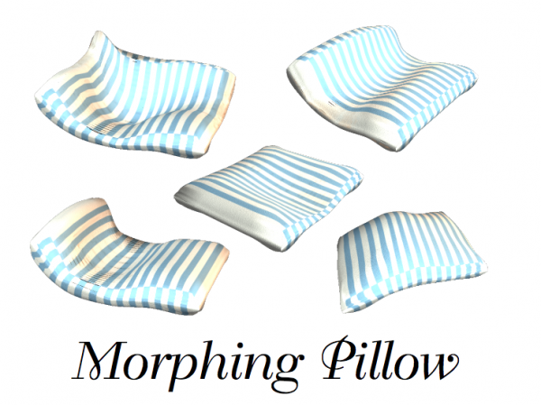 Morphing pillow prop for Poser