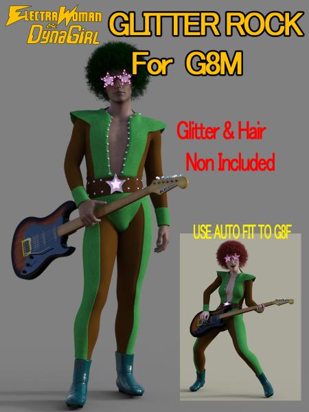 Glitter Rock For G8M (Electra Woman and Dyna Girl)