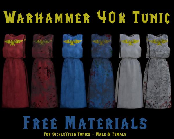 Warhammer 40k - Tunic Materials FREE