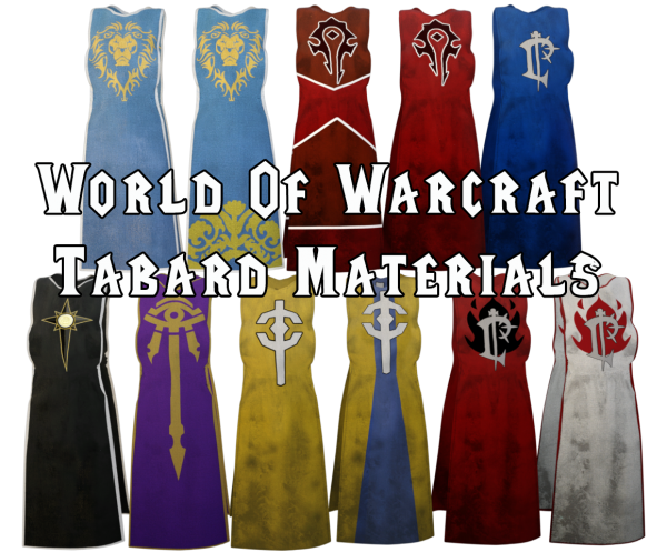 Warcraft Tunic Materials For SY Rag Tunic