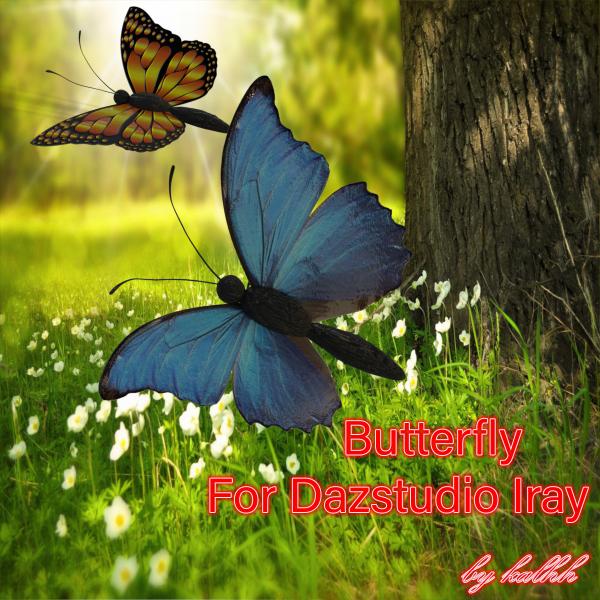 Butterfly for dazstudio iray