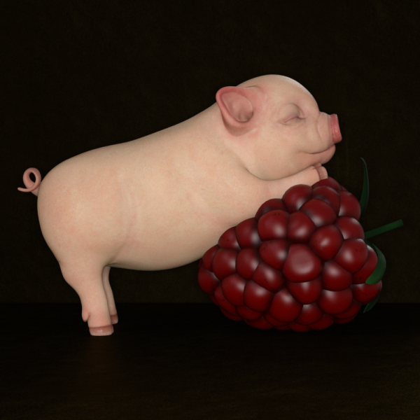 Piggy on Fruit