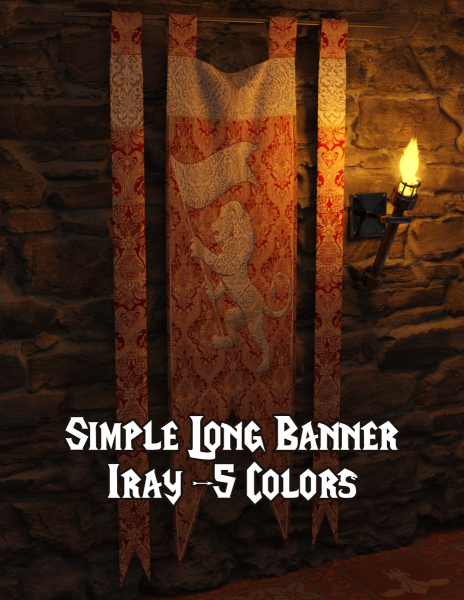 Simple Banner Long - 5 Colors