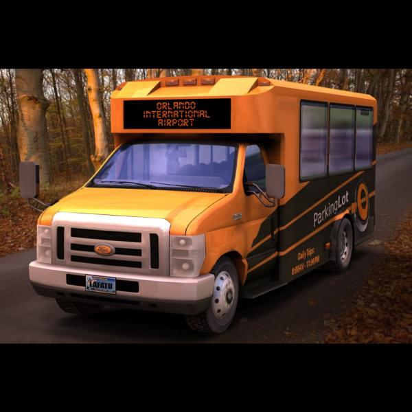 Shuttle Bus (for Poser)