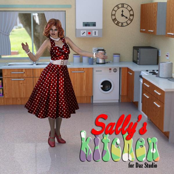 Sally`s Kitchen (for DAZ Studio)