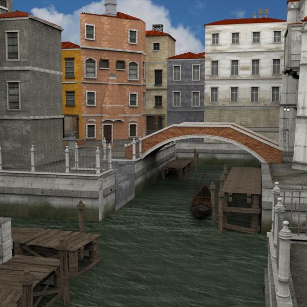 Canal Town (for DAZ Studio)