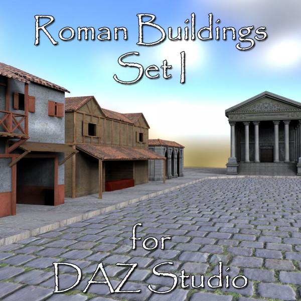 Roman Buildings Set I (for DAZ Studio)