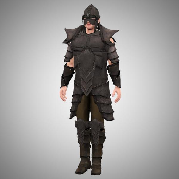 Leather Armor (M4) (for Poser)