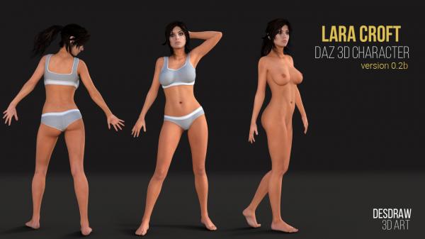 Lara Croft Daz3D Model