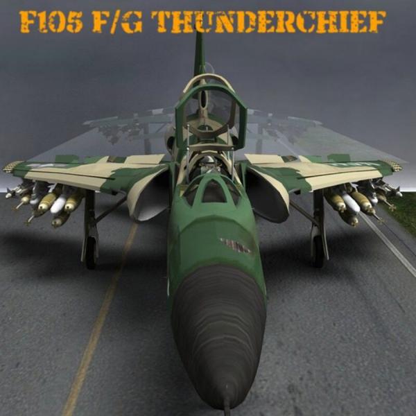 F105F/G Thunderchief (for Poser)