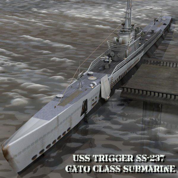 USS Trigger (for Poser)