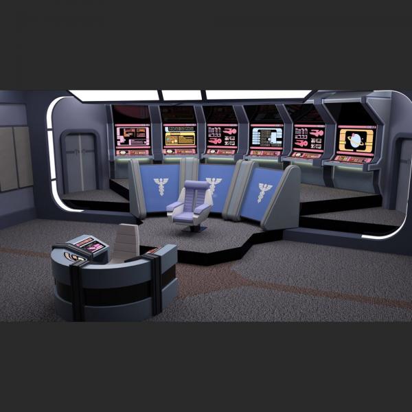 Starship Bridge 12 (for DAZ Studio)