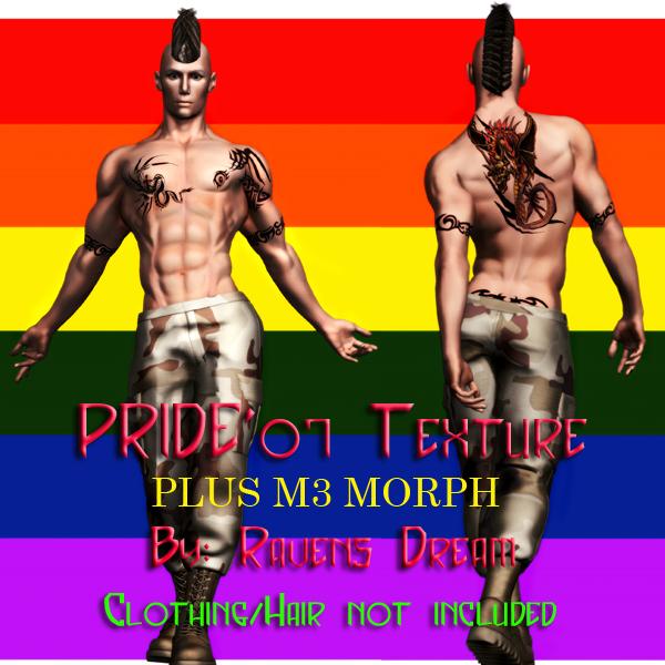 M3 Pride 2007 Texture and Morphs