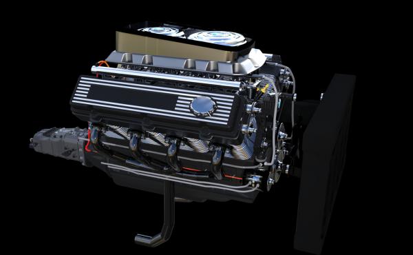 v8 Engine Model