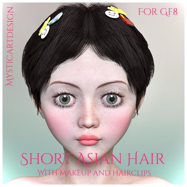 Short Asian Hair for GF8