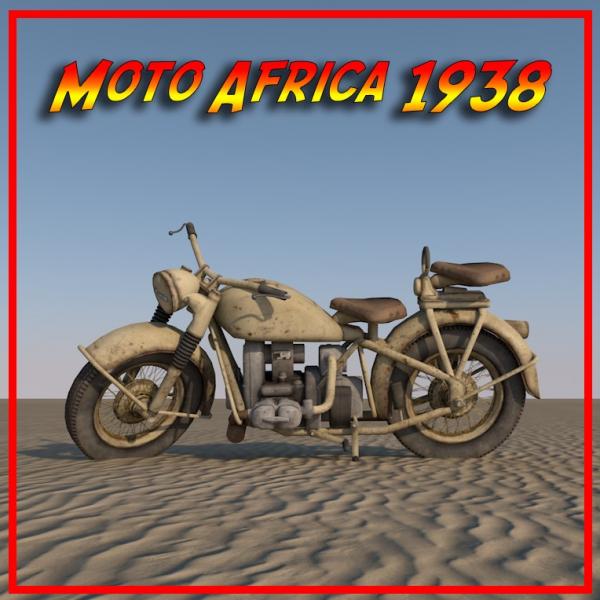 moto africa 1938 low poly