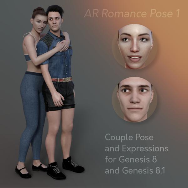 AR Romantic Pose 1