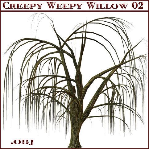 Creepy Weepy Willow 02 .obj