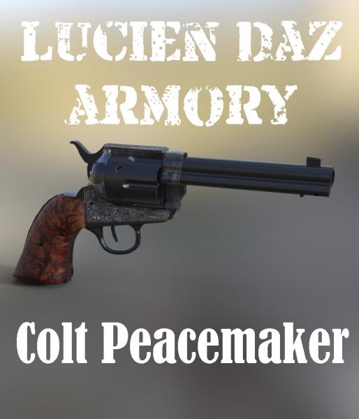 Colt Peacemaker for DAZ + OBJ