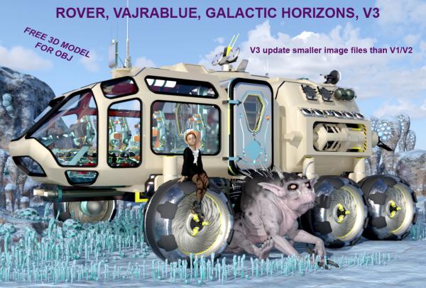 Rover, Vajrablue, Galactic Horizons, V3, OBJ