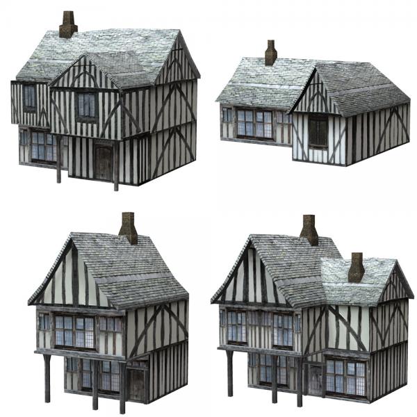 Low Polygon Medieval Buildings 2 (for Poser)