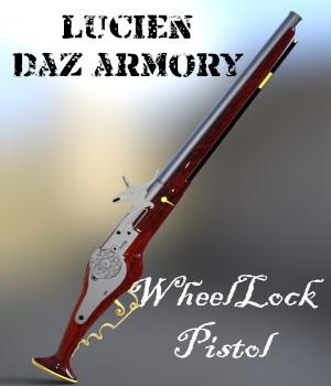 Wheel Lock Pistol for DAZ studio