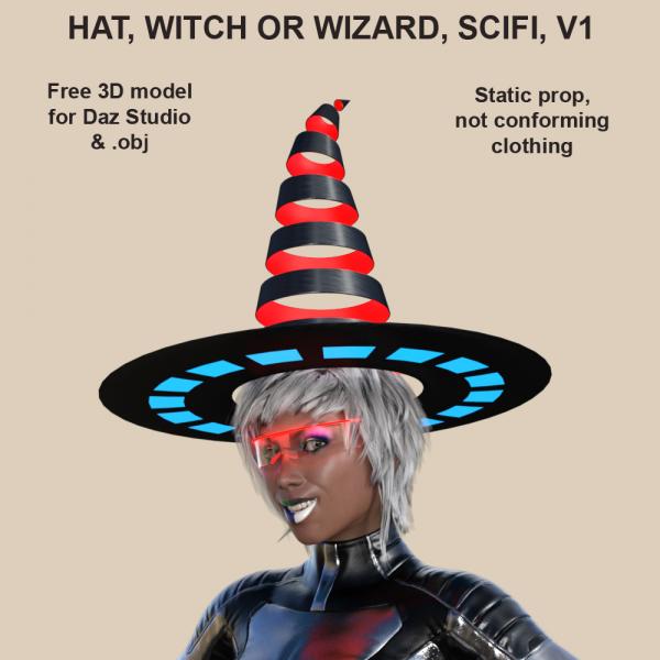 Hat, Witch Or Wizard, SciFi, V1