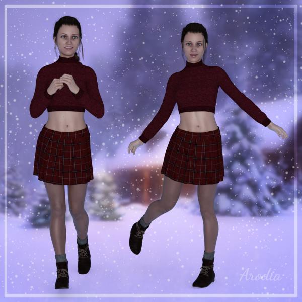 AR Winter Fun Poses for G8F and G8.1F