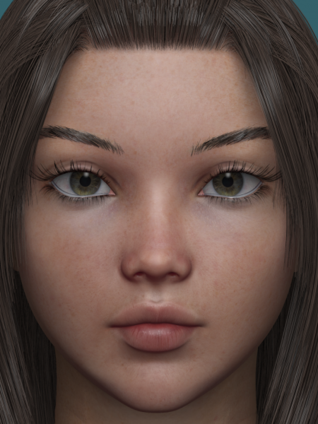 Eyebrows and Eyelashes for Genesis1 (M4,M5,V4,V5)
