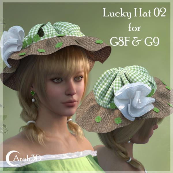 Arah3D Lucky Hat 02 for G8F and G9