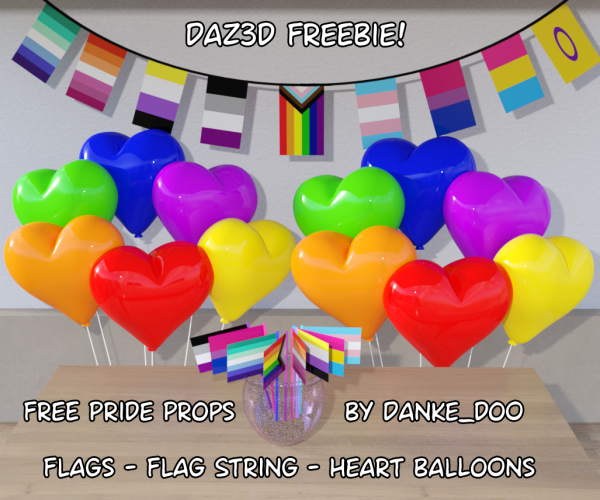 Freebie - Pride Props by Danke_doo