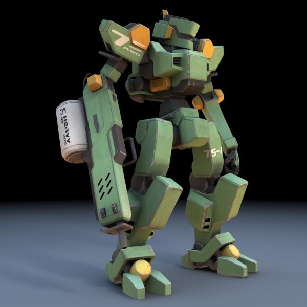 Sentinel Robot Mech (for DAZ Studio)