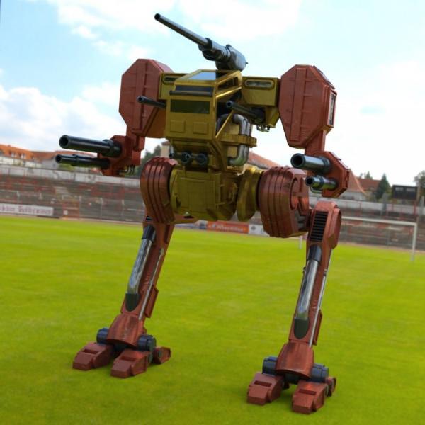 Hawksclaw Robot Mech (for DAZ Studio)