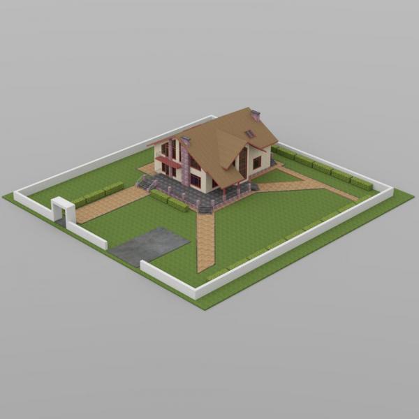 Country House Model (for DAZ Studio)
