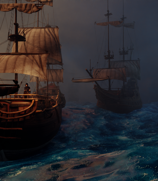 Pirate Ships Concept art