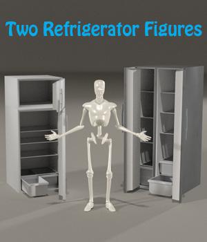 Two Refrigerator Figures for Poser