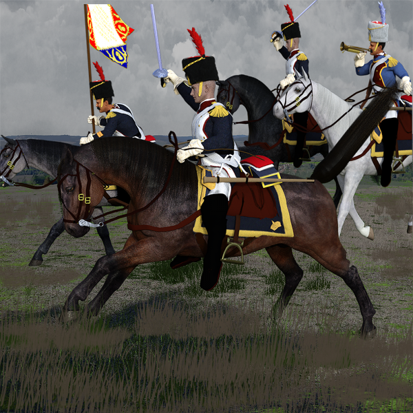 Napolonic French Grenadier Guards Cavalry
