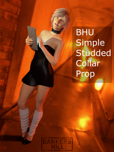 BHU Simple Studded Collar Prop