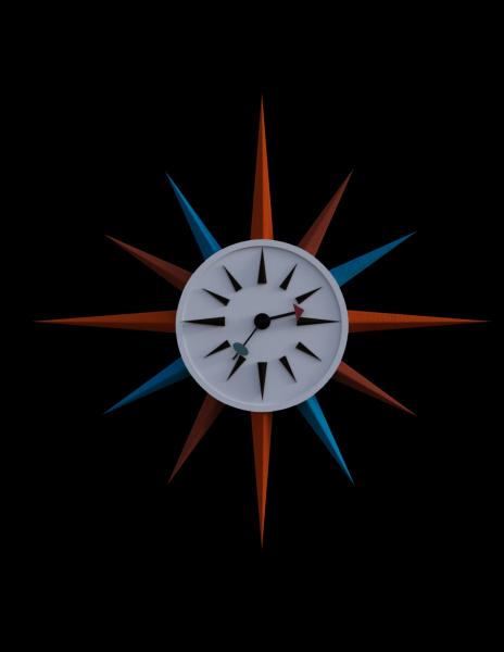 MidCentury Modern Clock