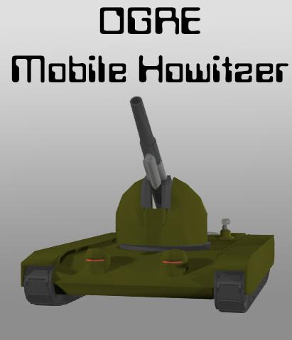 OGRE Mobile Howitzer for Poser