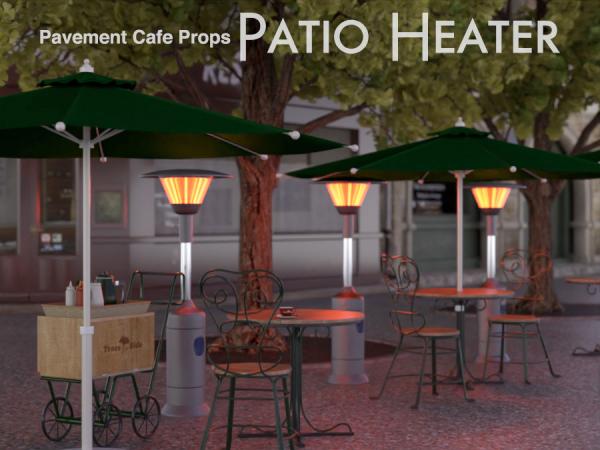 Pavement Cafe Props - Patio Heater