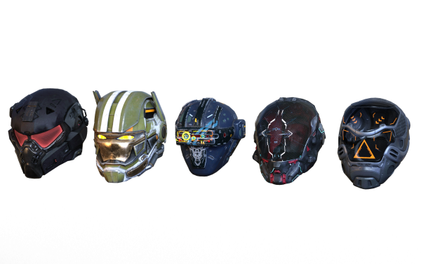 Scifi helmets 3