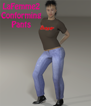 Conforming and dynamic pants for LaFemme 2