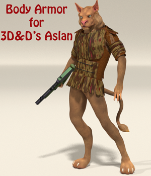 Conforming Body Armor for 3D&D's Aslan figure
