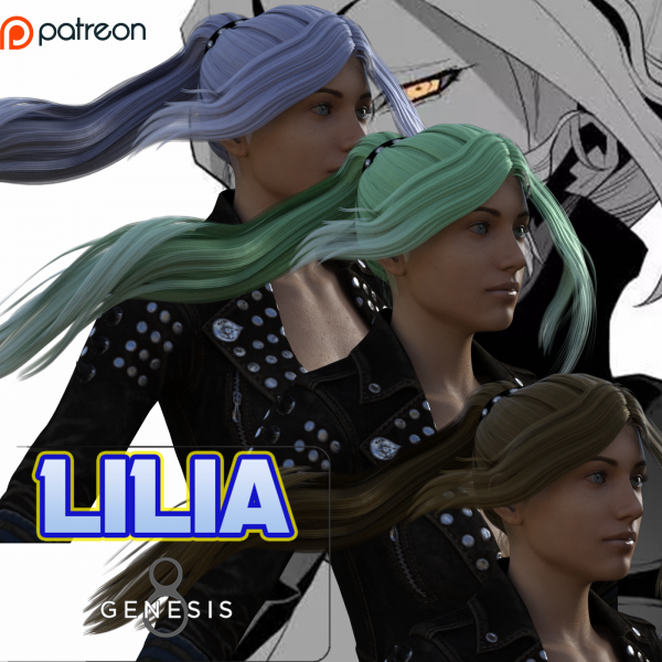 [SuperString] Lilia - Hair for G8F