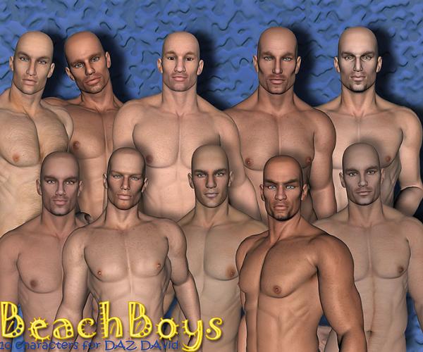 Beachboys for DAZ3D David